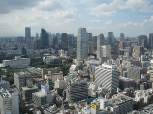 Utsikt frå World Trade Center i Tokyo